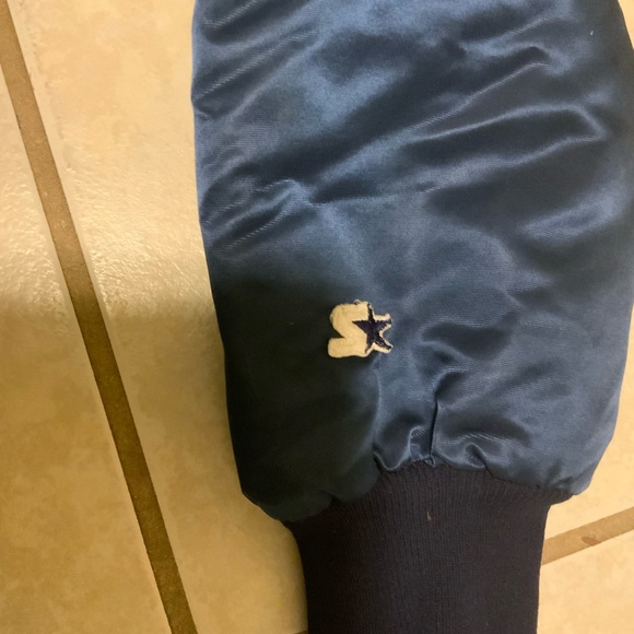 Vintage 90s Dallas Cowboys Starter Jacket - Picture 3 of 4